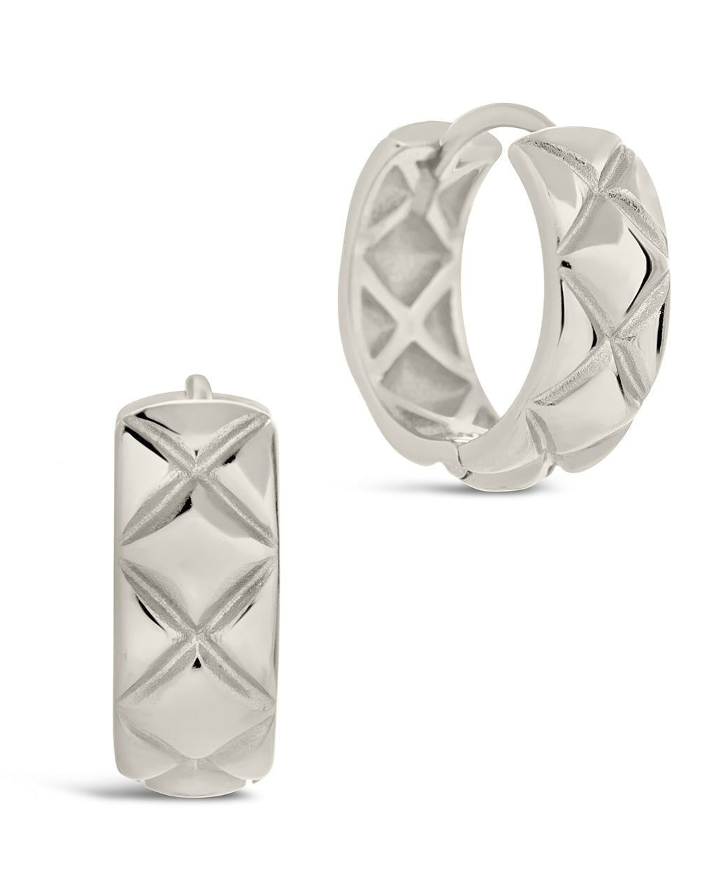 Bridget Micro Hoops Earring Sterling Forever Silver