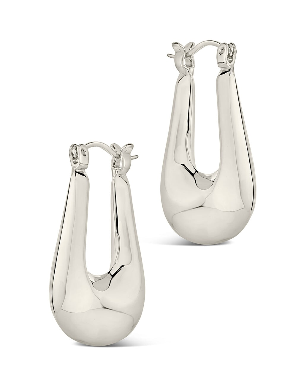 Maren Hoops Earring Sterling Forever