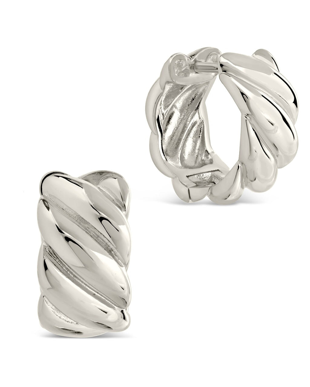 Bailey Micro Hoops Earring Sterling Forever Silver