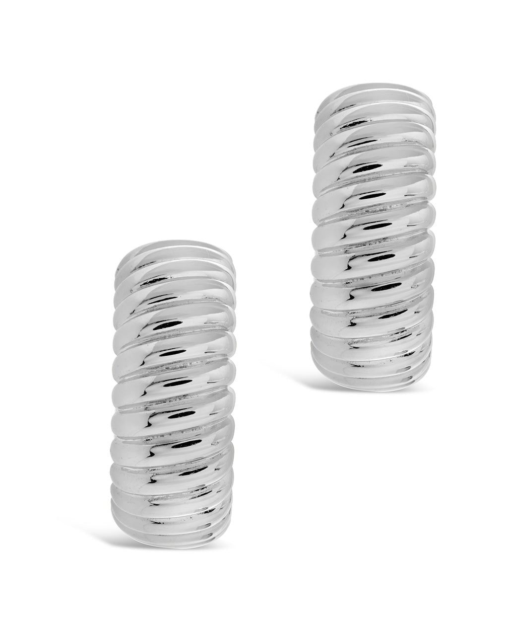 Jamie Hoops Earring Sterling Forever