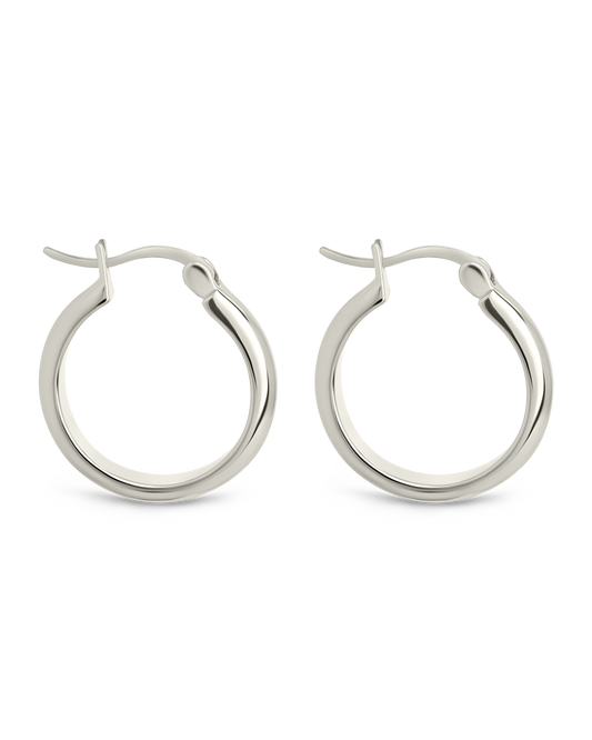 Tabitha Polished Hoop Earrings