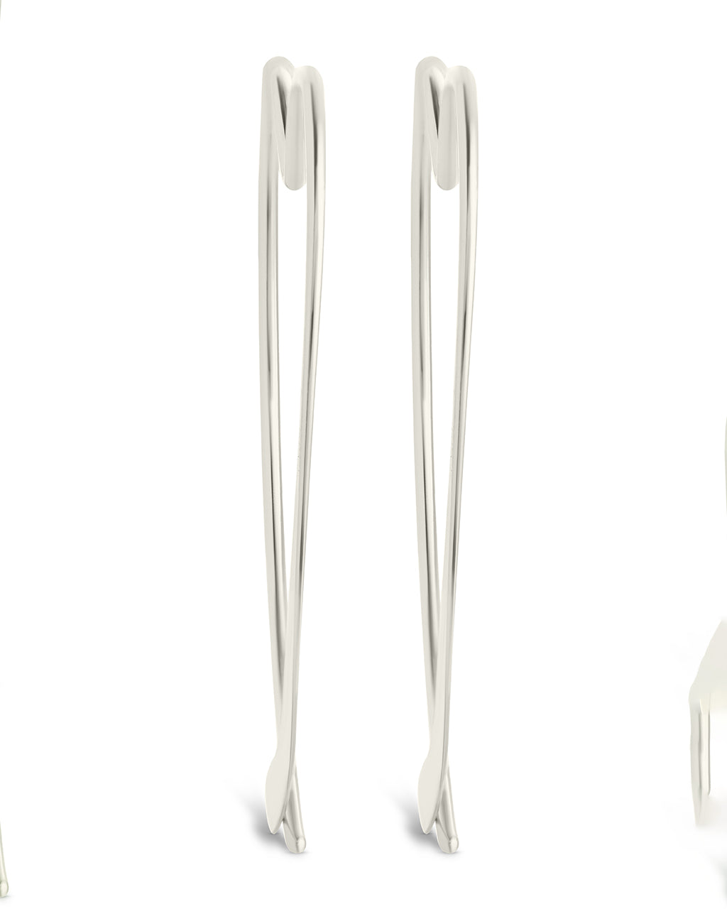 Rorie Heart Threader Hoops