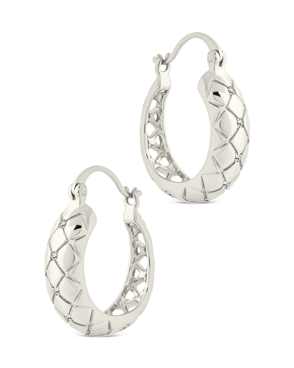 Tamryn Textured Hoops