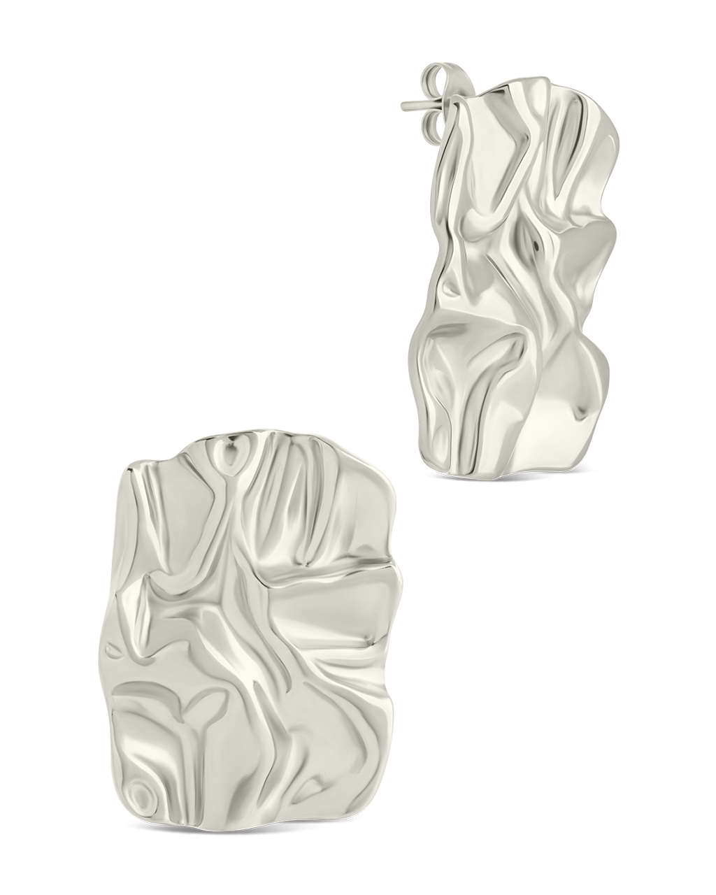 Molten Metal Callan Square Statement Studs