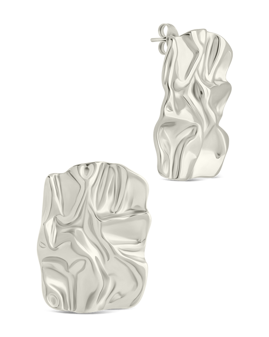 Molten Metal Callan Square Statement Studs