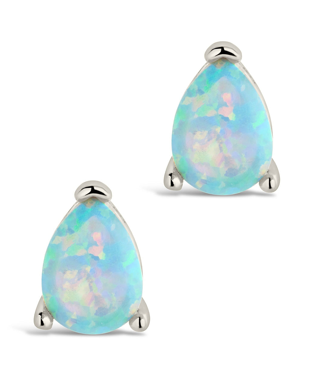 Isla Opal Studs Earring Sterling Forever Silver