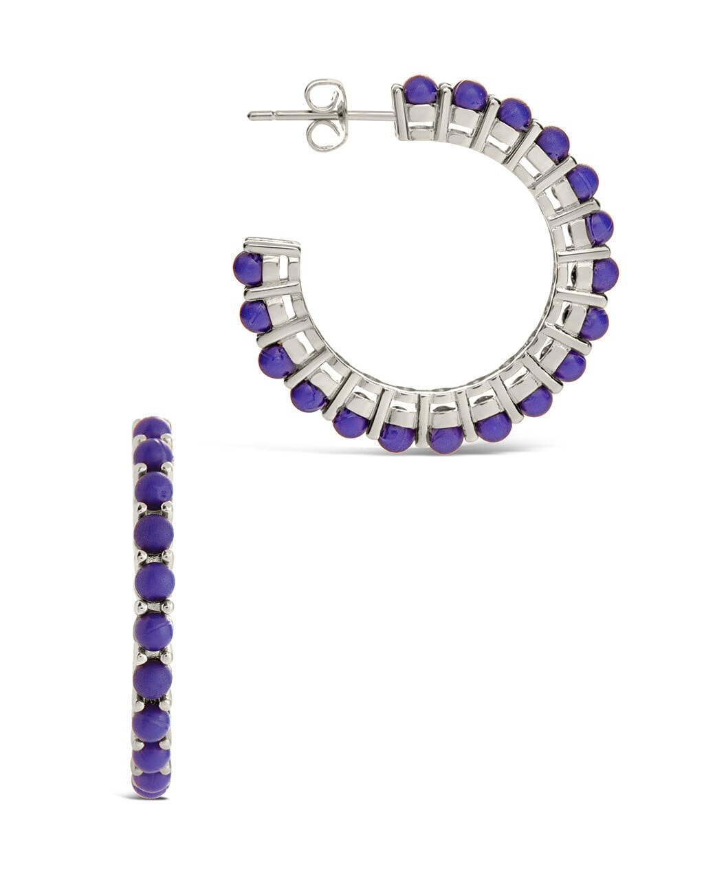 Noella Hoops Earring Sterling Forever Silver