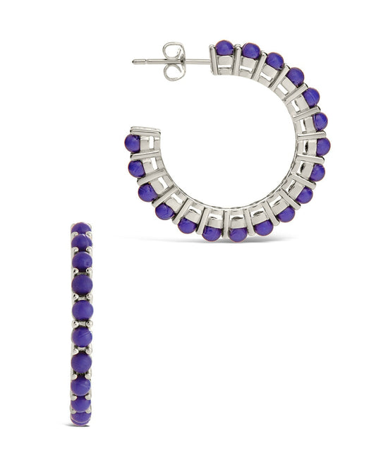 Noella Hoops Earring Sterling Forever Silver