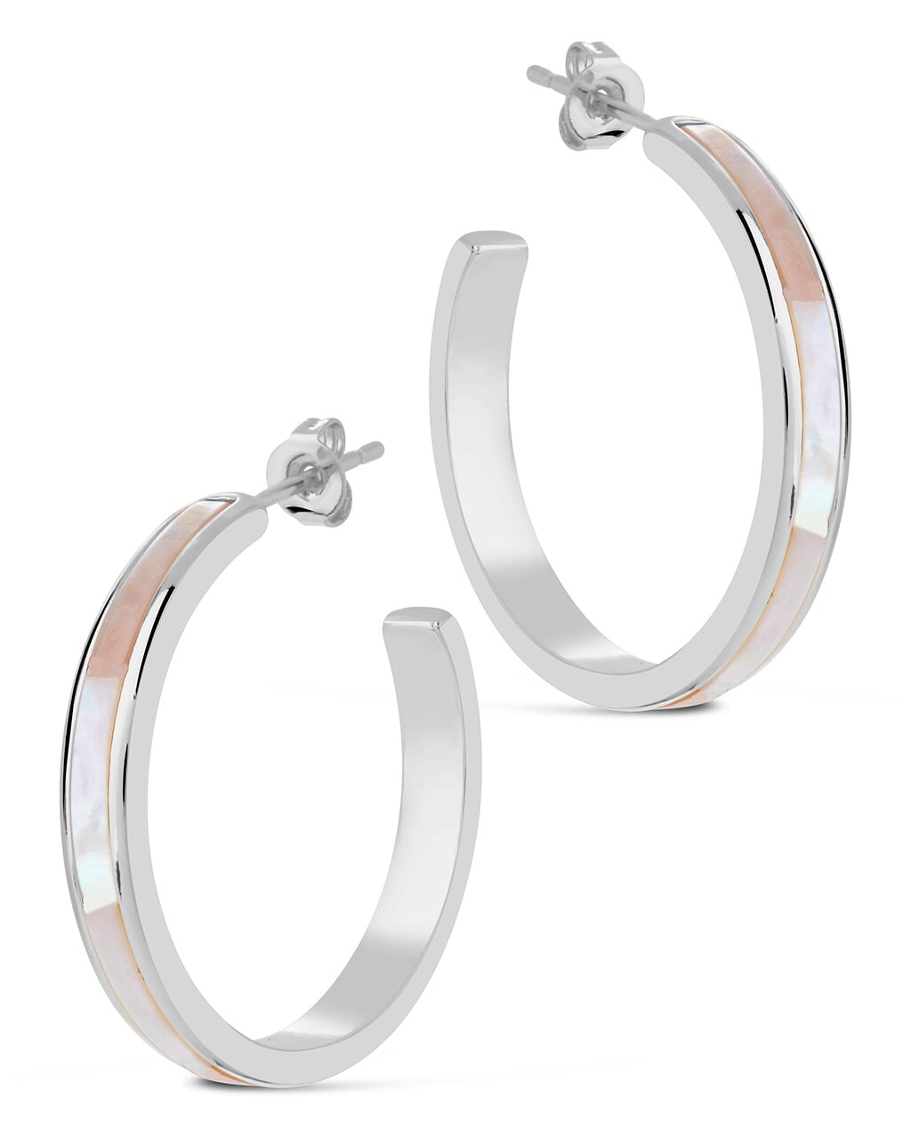 Mishel Hoops Earring Sterling Forever
