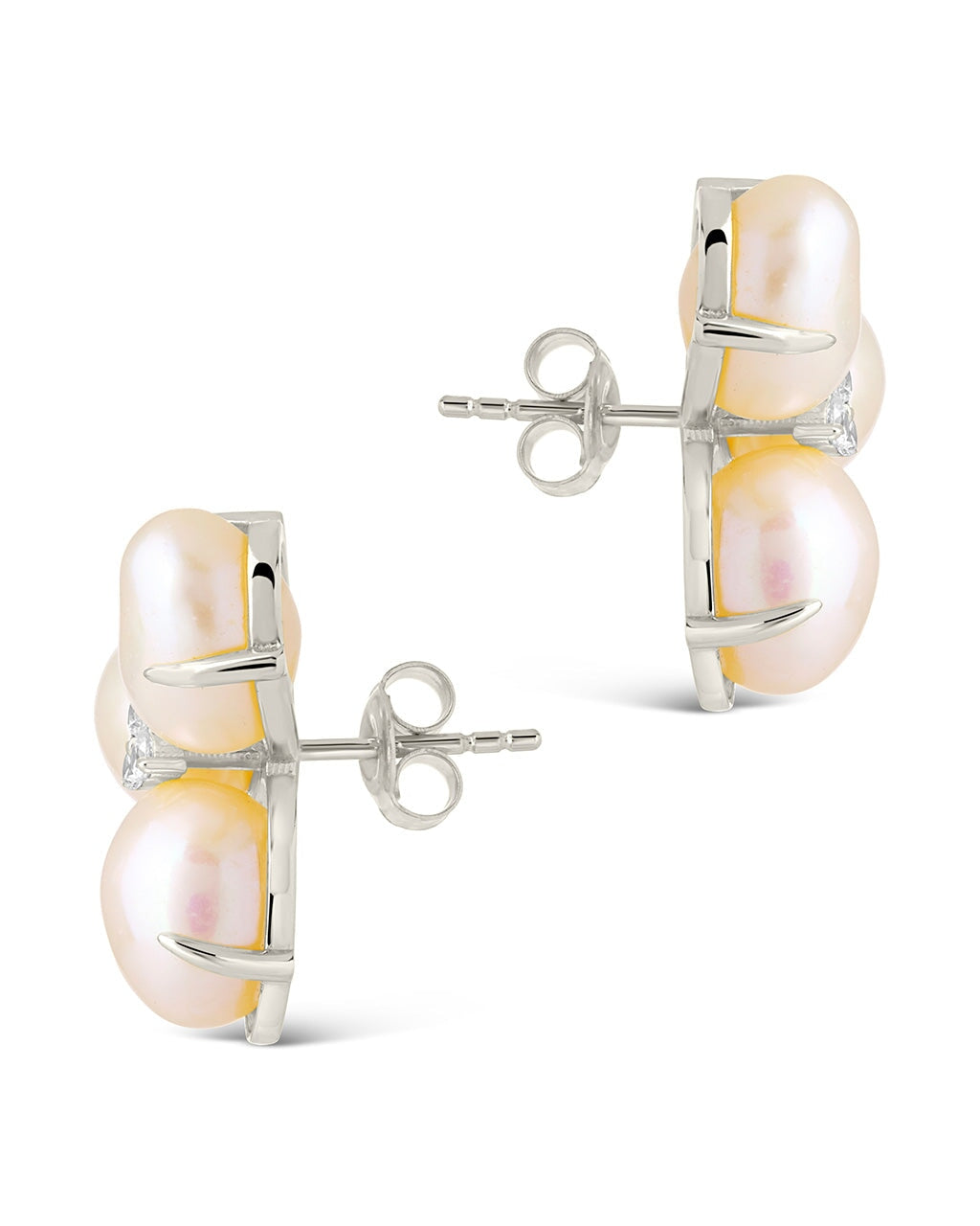 Olive Pearl Studs Earring Sterling Forever