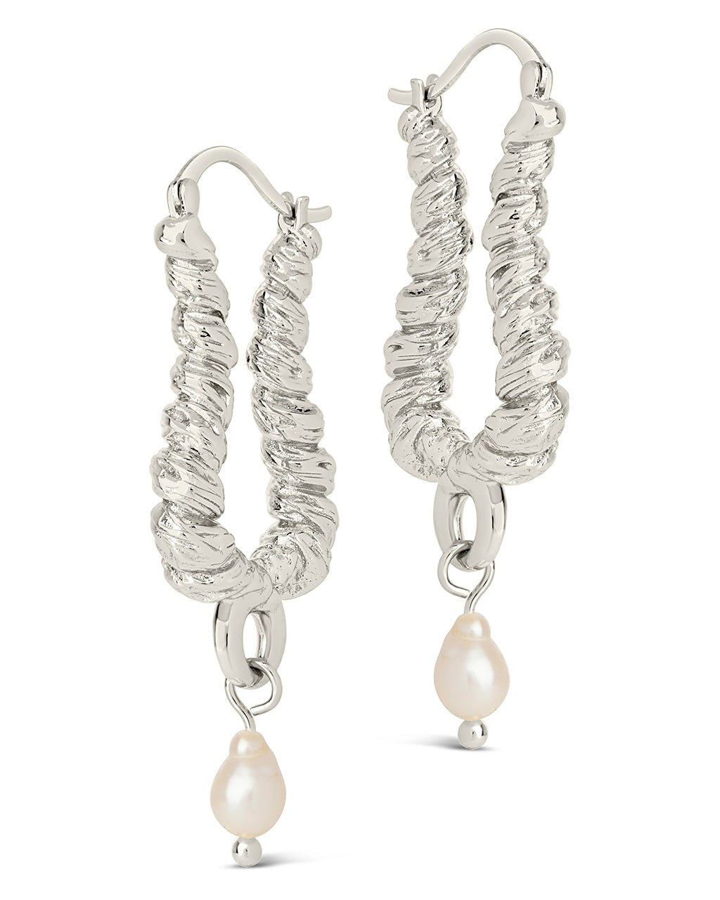 Sylvie Statement Hoops Earring Sterling Forever 