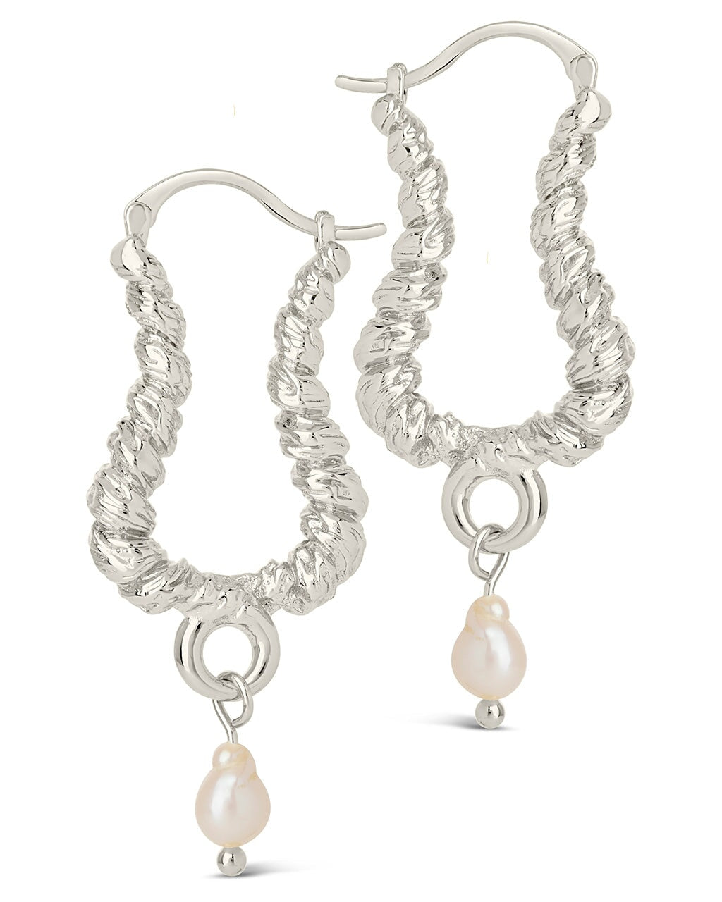 Sylvie Statement Hoops Earring Sterling Forever 