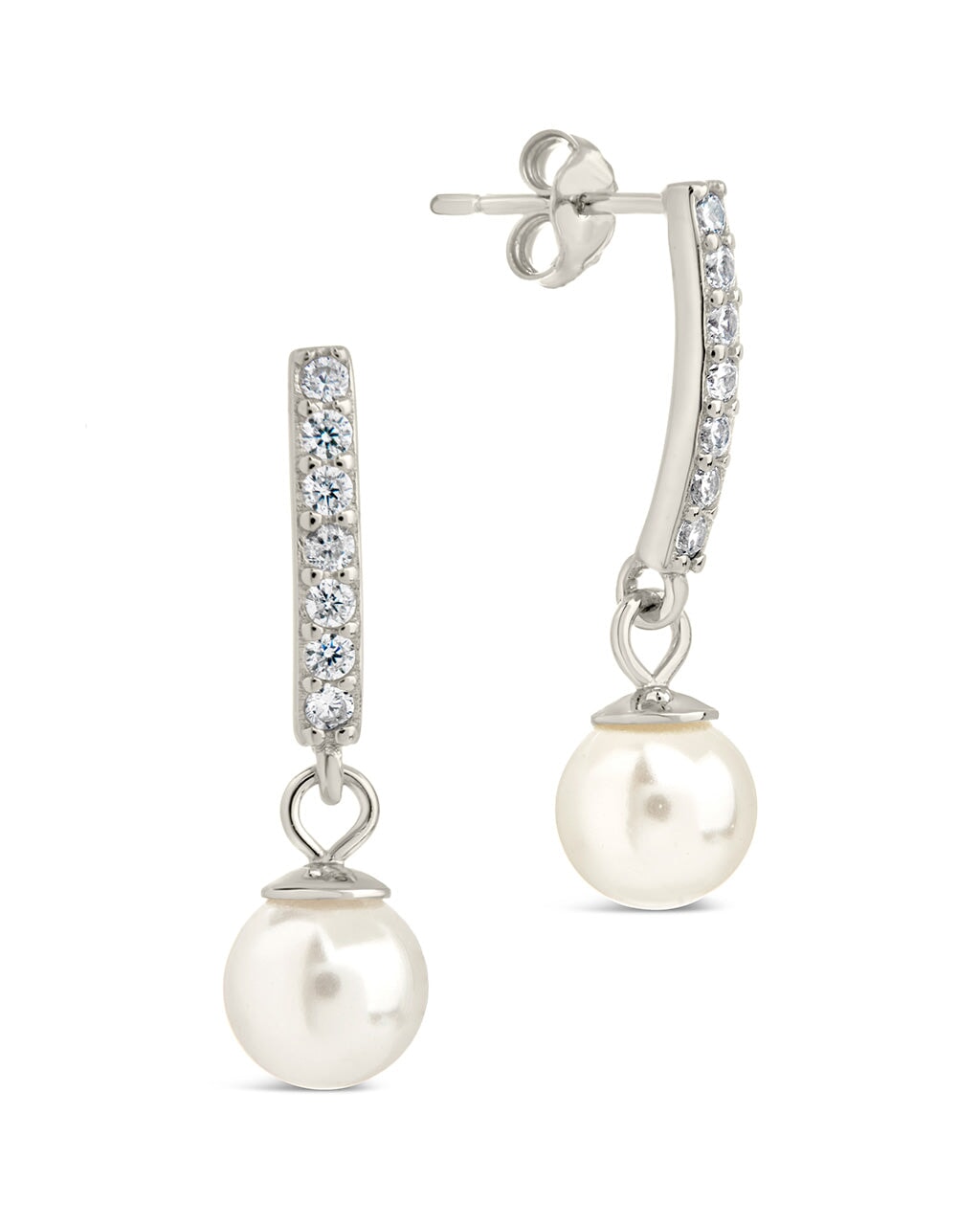 Perla Studs Earring Sterling Forever Silver