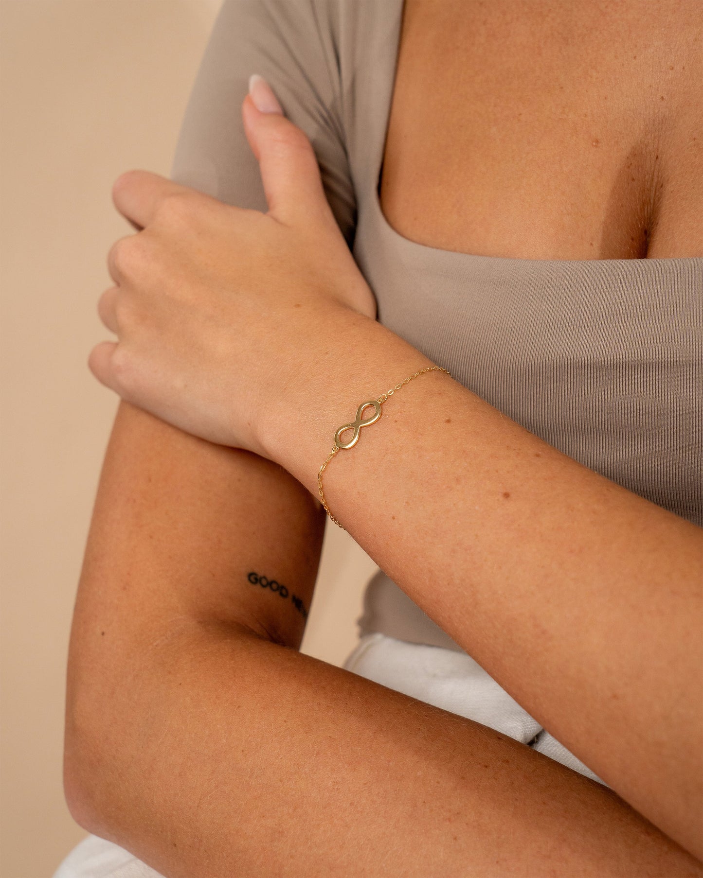 Sterling Silver Delicate Infinity Bracelet Bracelet Sterling Forever 