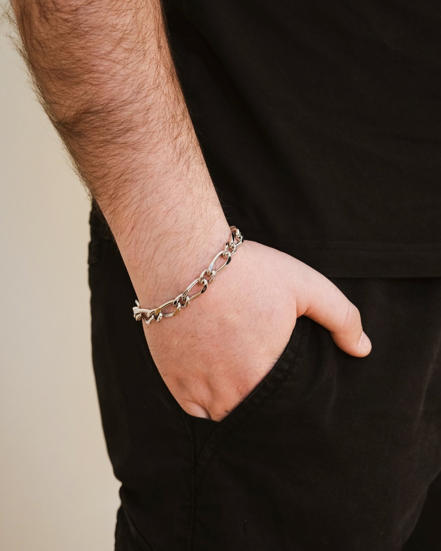 Men's Chunky Chain Link Bracelet Bracelet Sterling Forever 