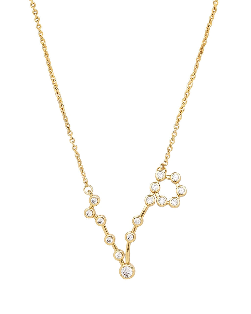 'When Stars Align' Constellation Necklace Necklace Sterling Forever Gold Pisces (Feb 19 - Mar 20)