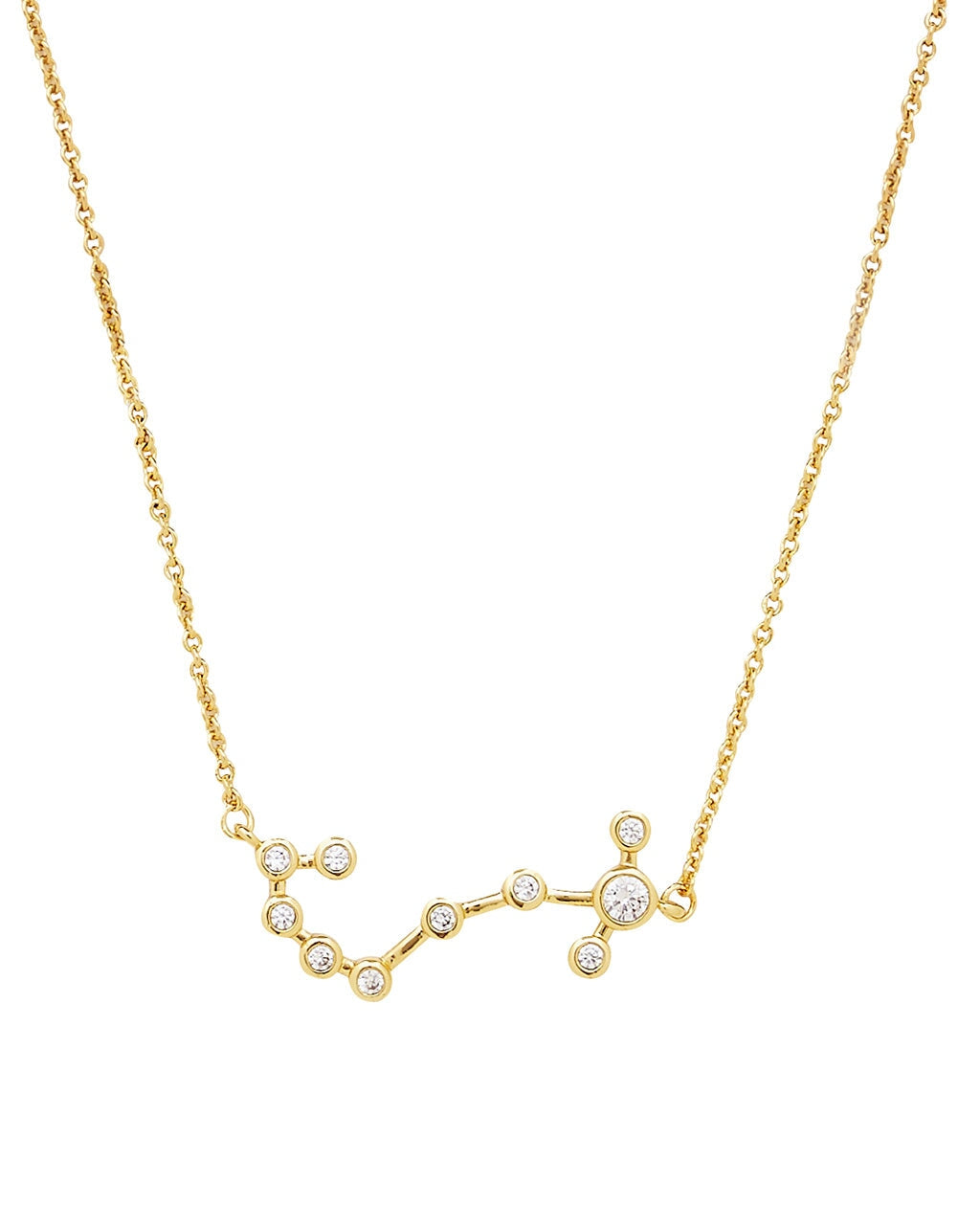 'When Stars Align' Constellation Necklace Necklace Sterling Forever Gold Scorpio (Oct 23 - Nov 21)