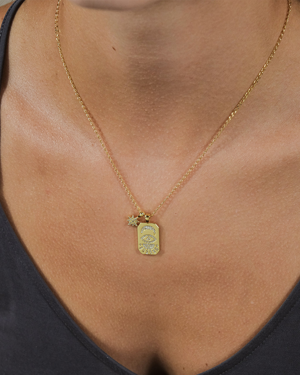 Galexi CZ Pendant Necklace