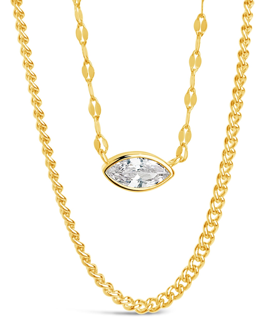 Amelia CZ Layered Necklace Necklace Sterling Forever