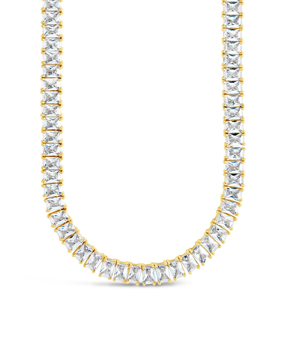 Marisol CZ Tennis Necklace Necklace Sterling Forever Gold