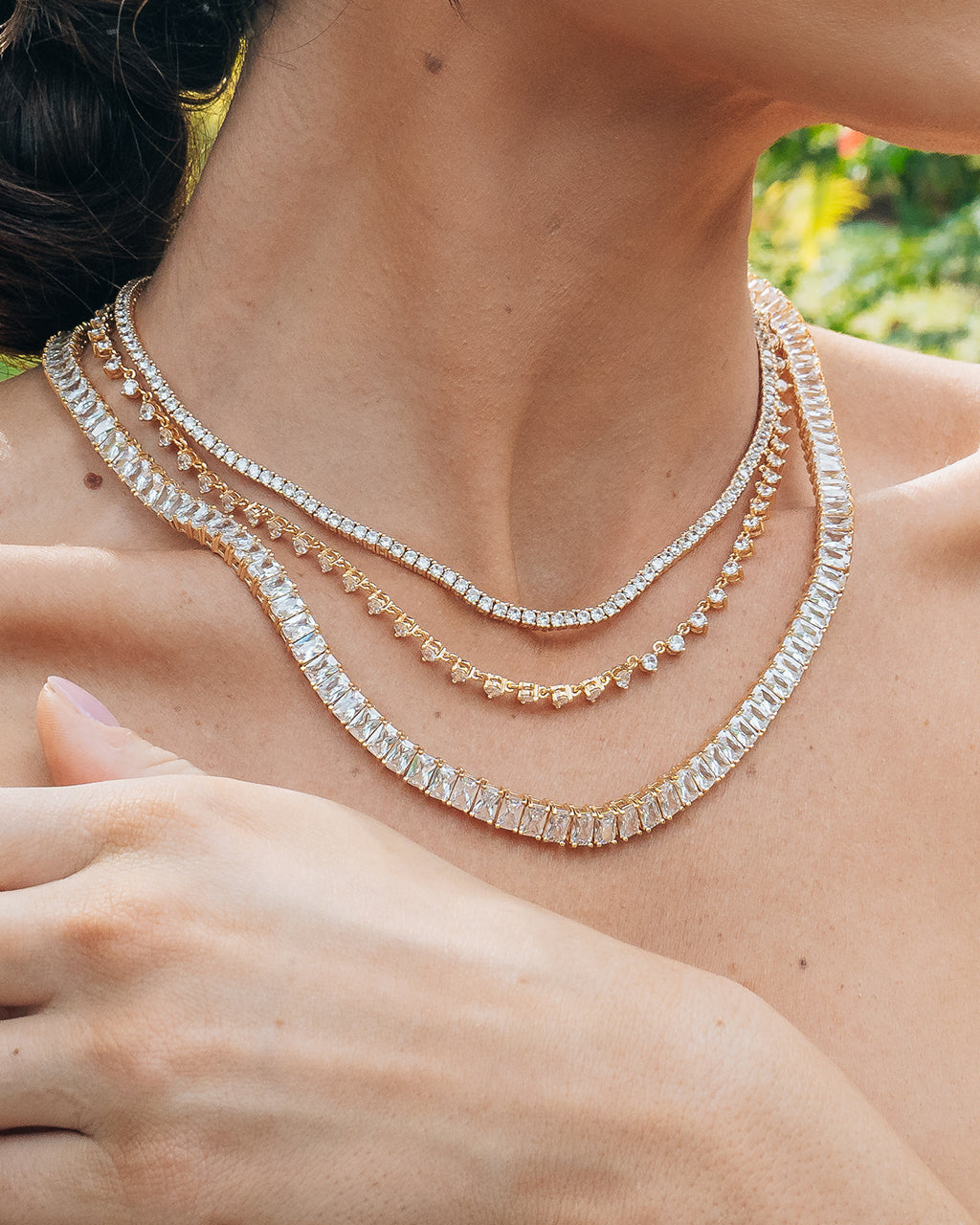 Marisol CZ Tennis Necklace