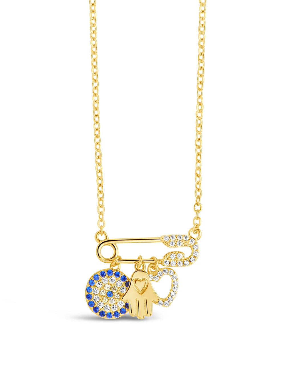 Kendra Protection Pendant Necklace Necklace Sterling Forever Gold