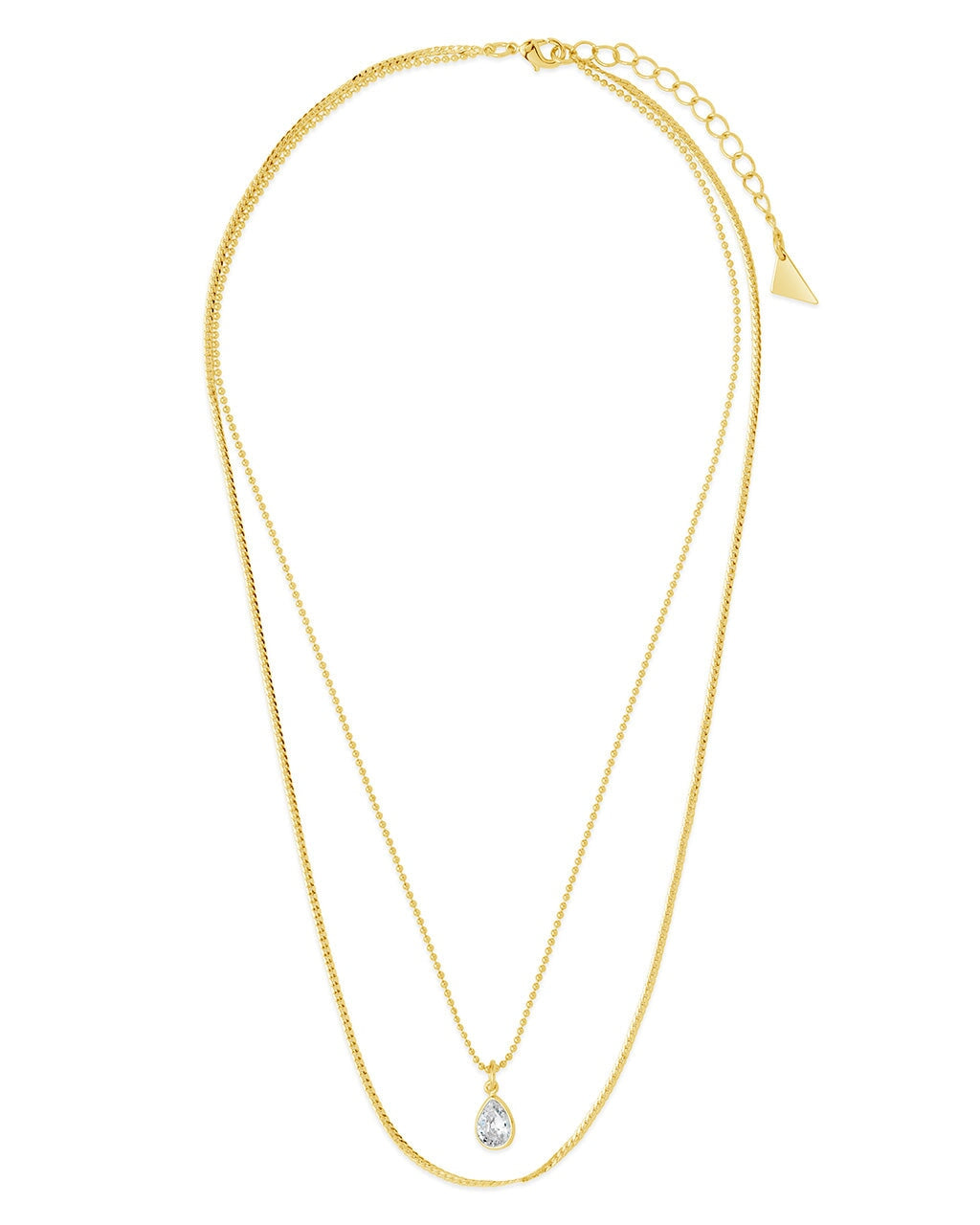 Phoebe CZ Layered Necklace Necklace Sterling Forever