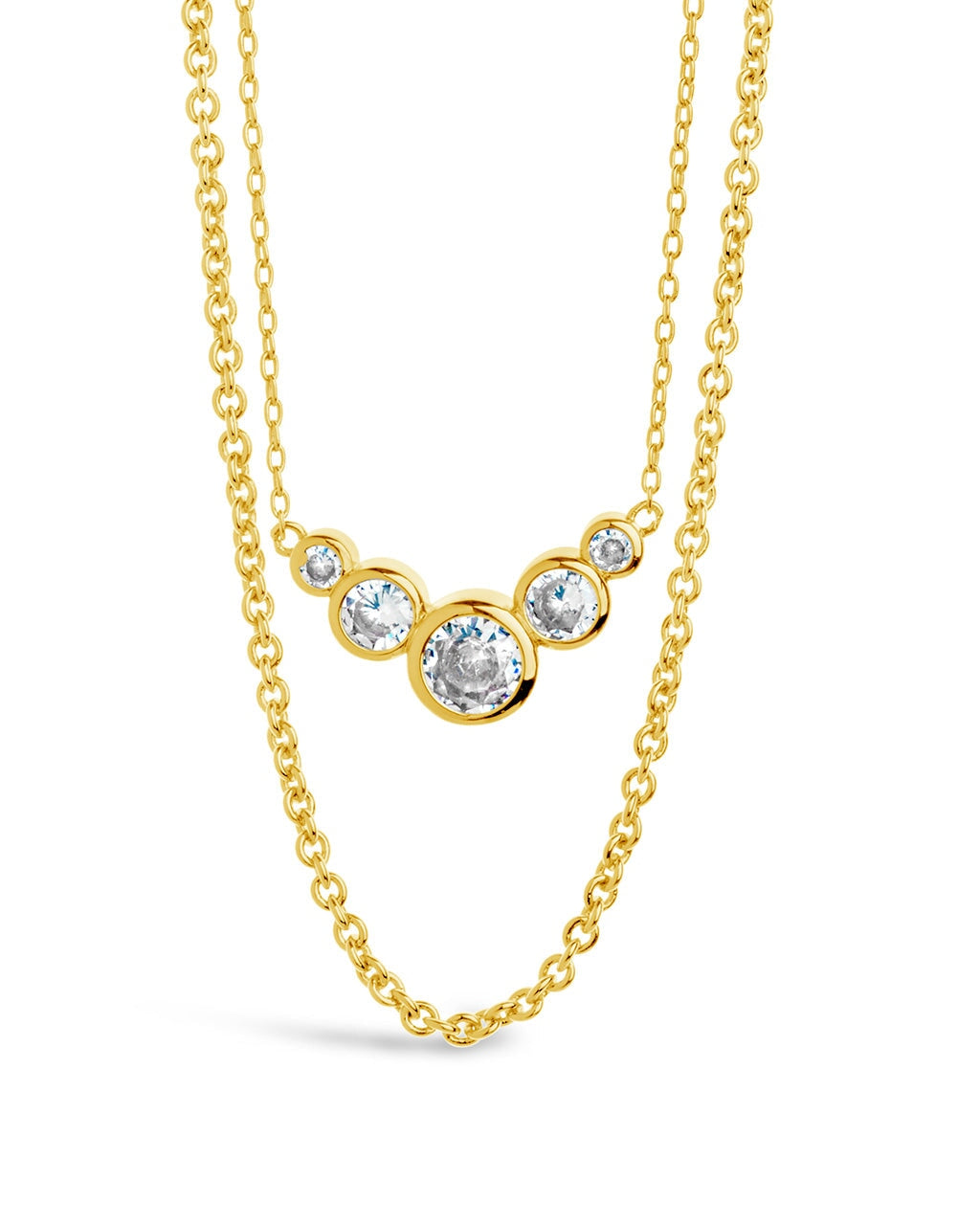Eileen Layered Necklace Necklace Sterling Forever Gold