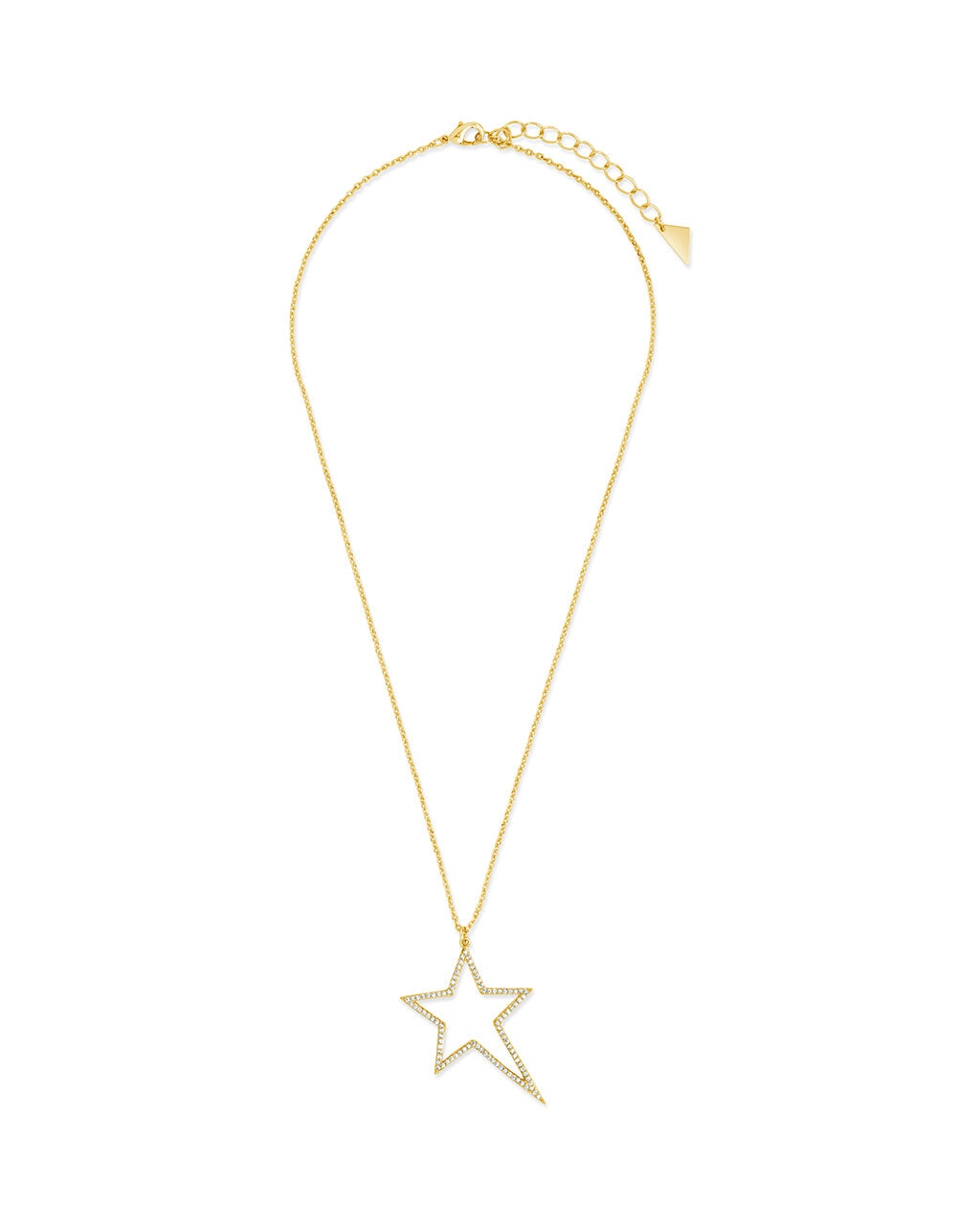 Statement CZ Star Outline Necklace Necklace Sterling Forever