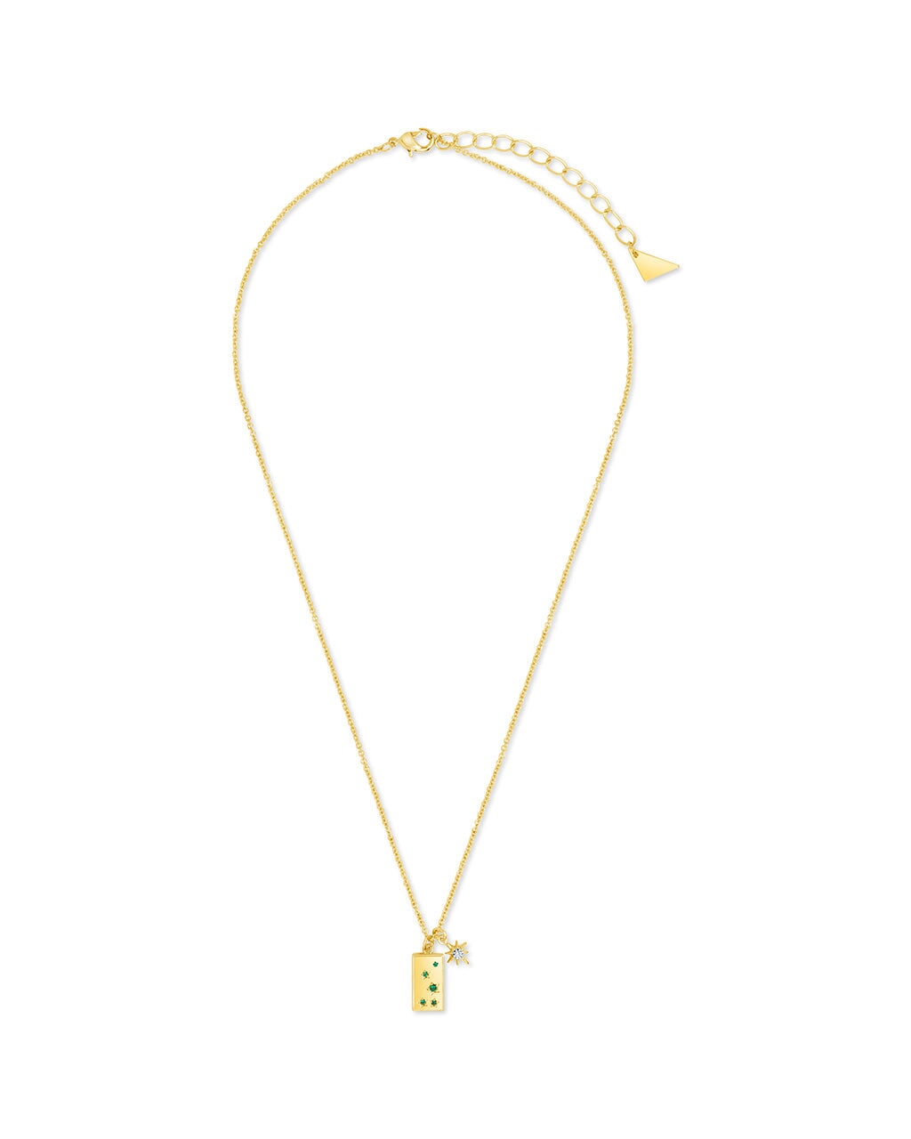 Burst & Tag Charm Necklace Necklace Sterling Forever