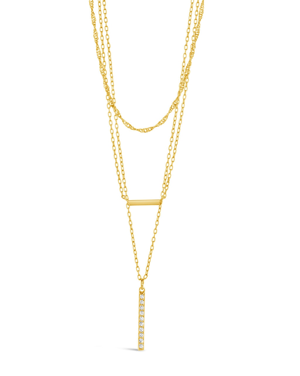 Lottie Layered Necklace Necklace Sterling Forever Gold