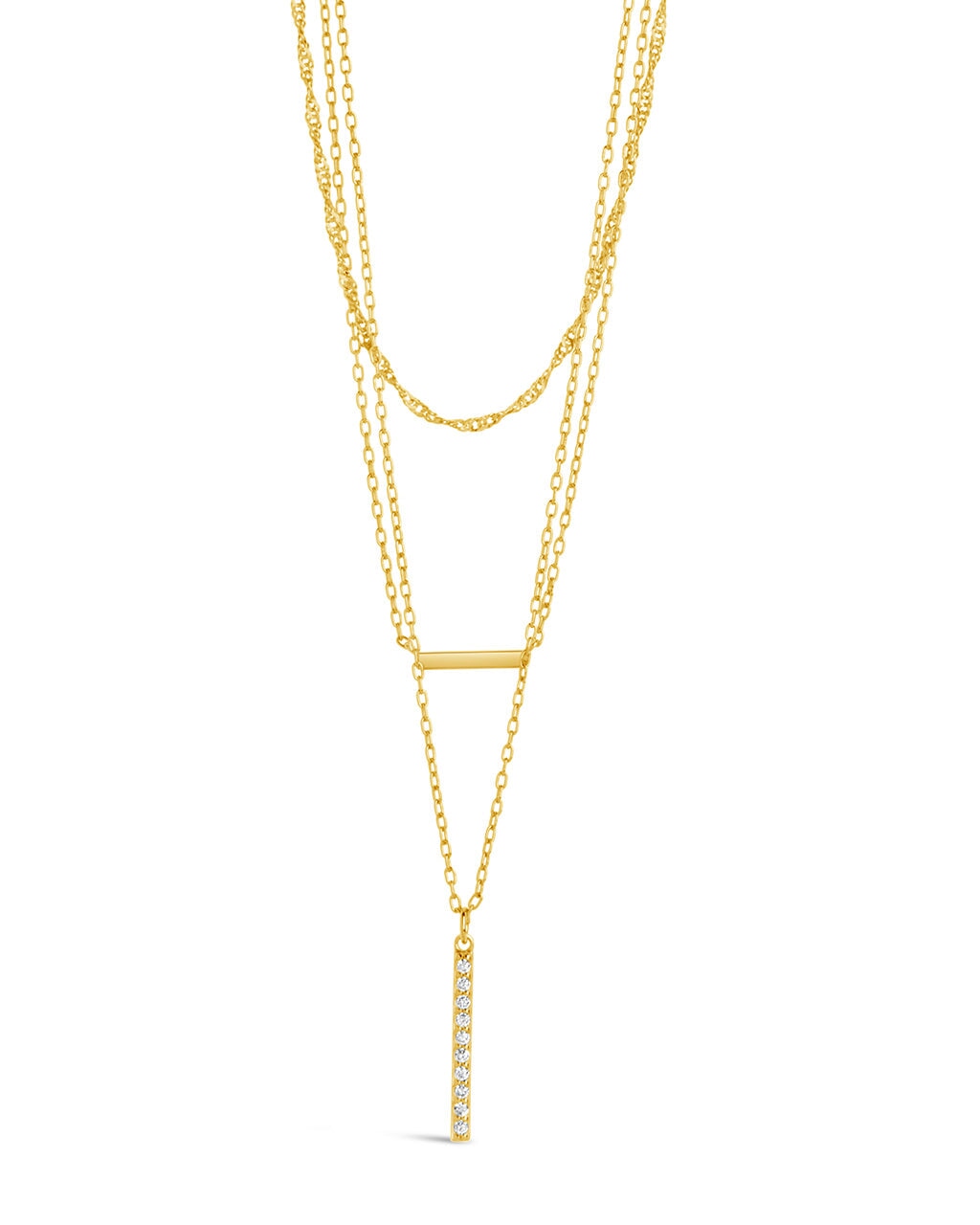 Lottie Layered Necklace Necklace Sterling Forever Gold 