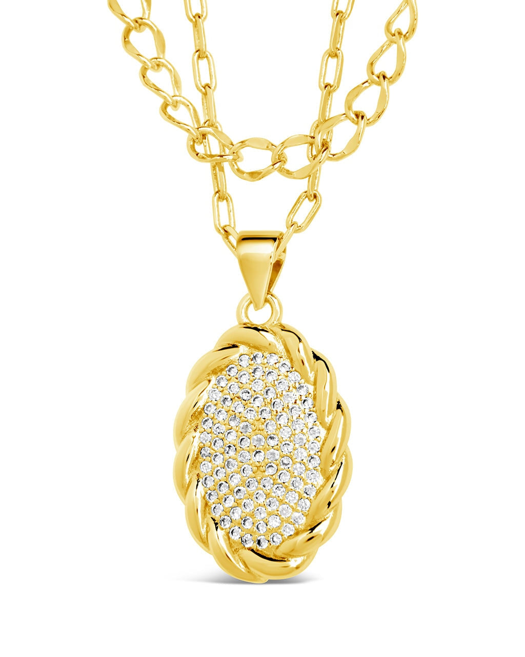 Galette Layered Necklace Necklace Sterling Forever 