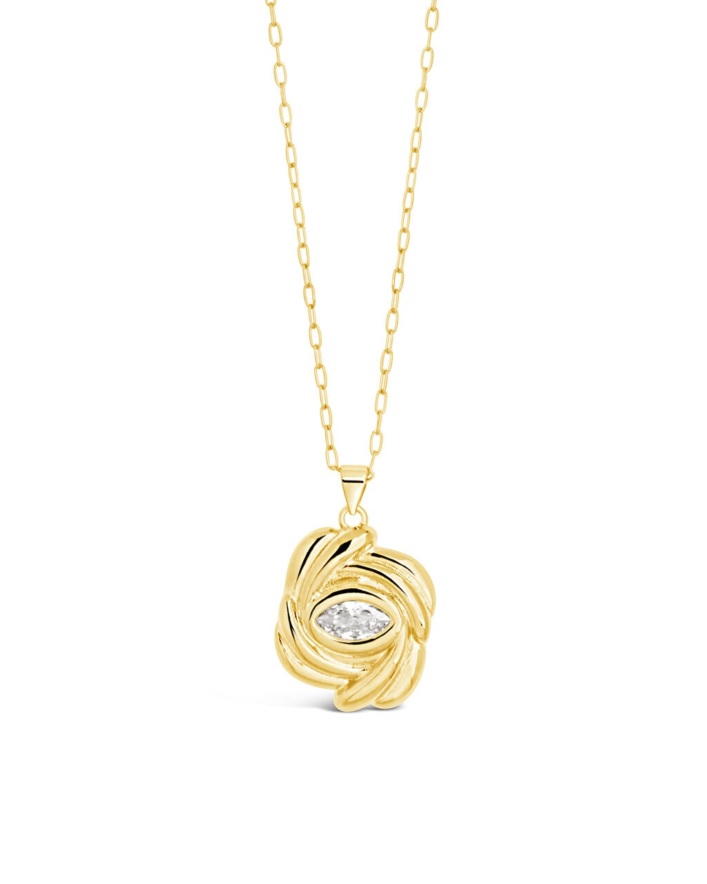 Mireille Pendant Necklace Sterling Forever Gold 