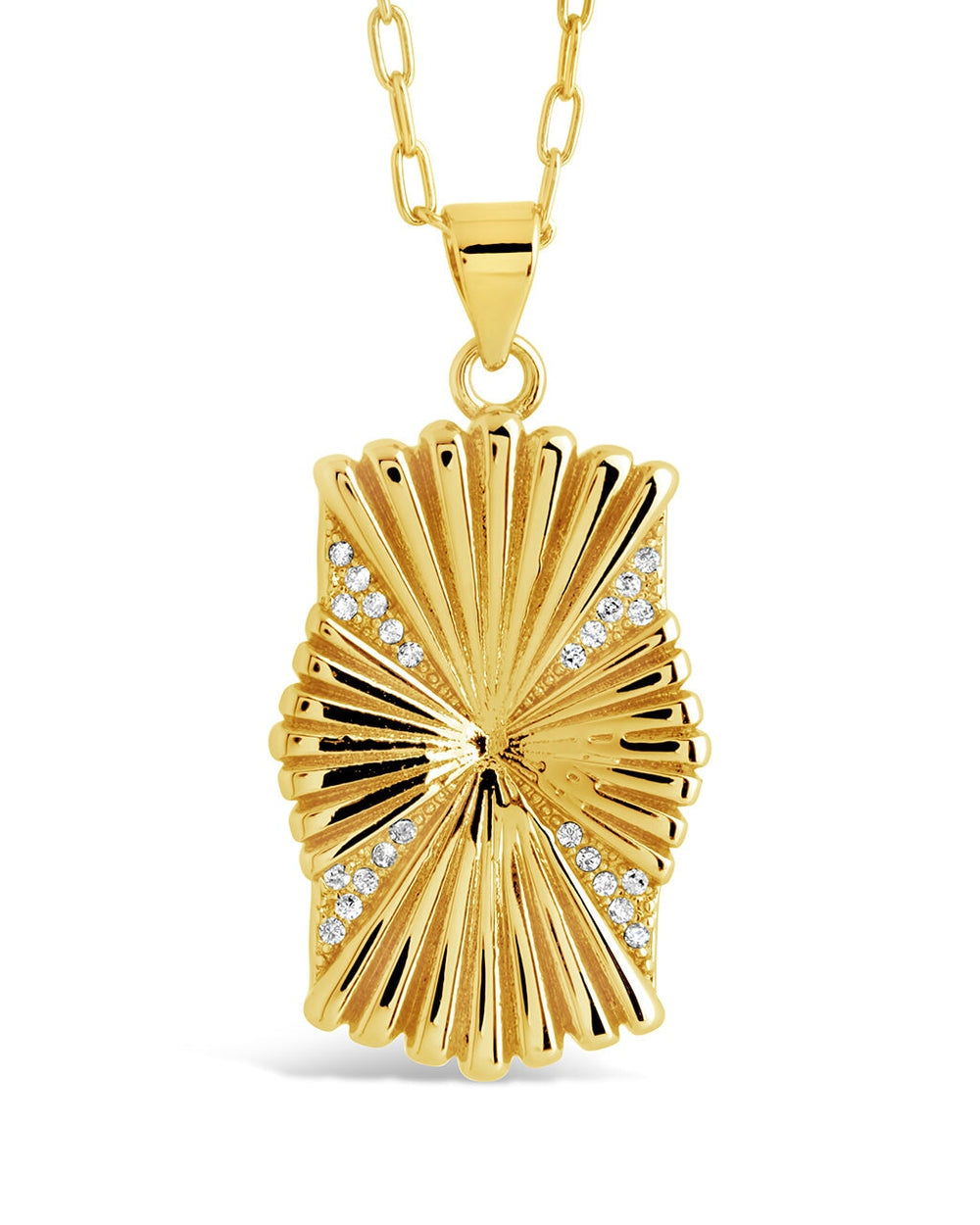 Royale CZ Pendant Necklace Necklace Sterling Forever Gold