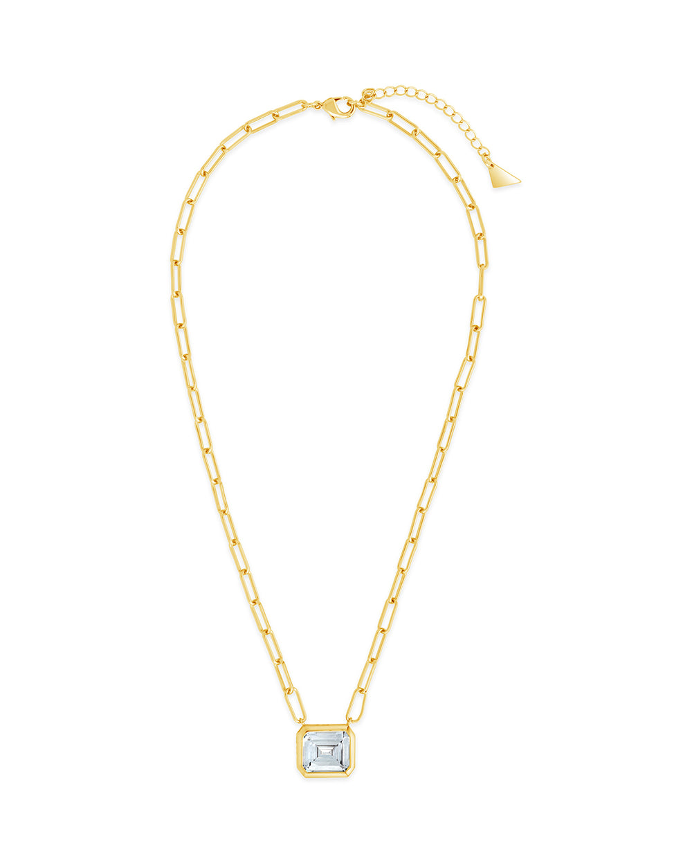 Camille Bezel CZ Statement Necklace