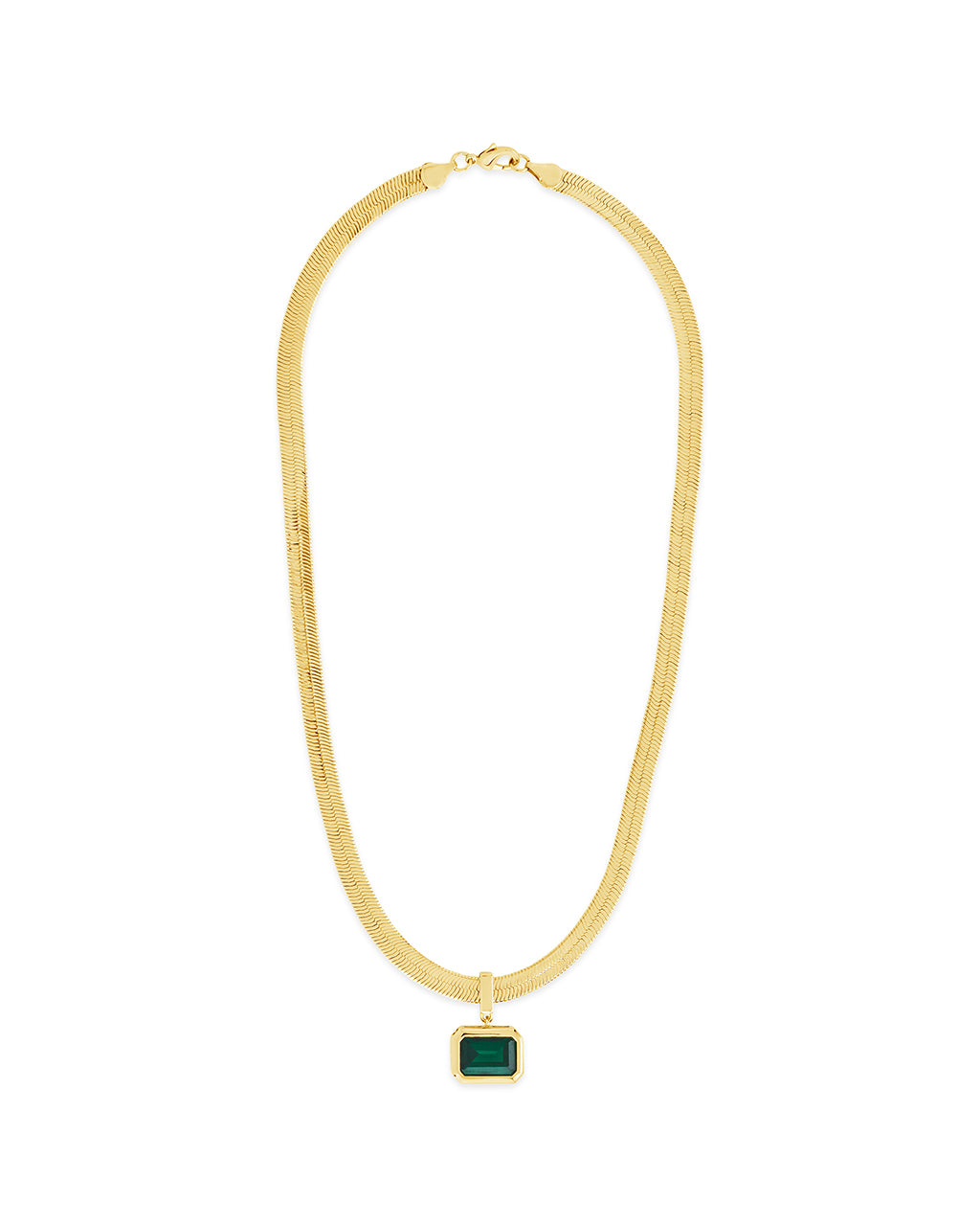 [LLOYD] 韓国☆14K GOLD☆Stone Necklace LLOYD] 韓国☆14K GOLD☆Three Stone Necklace