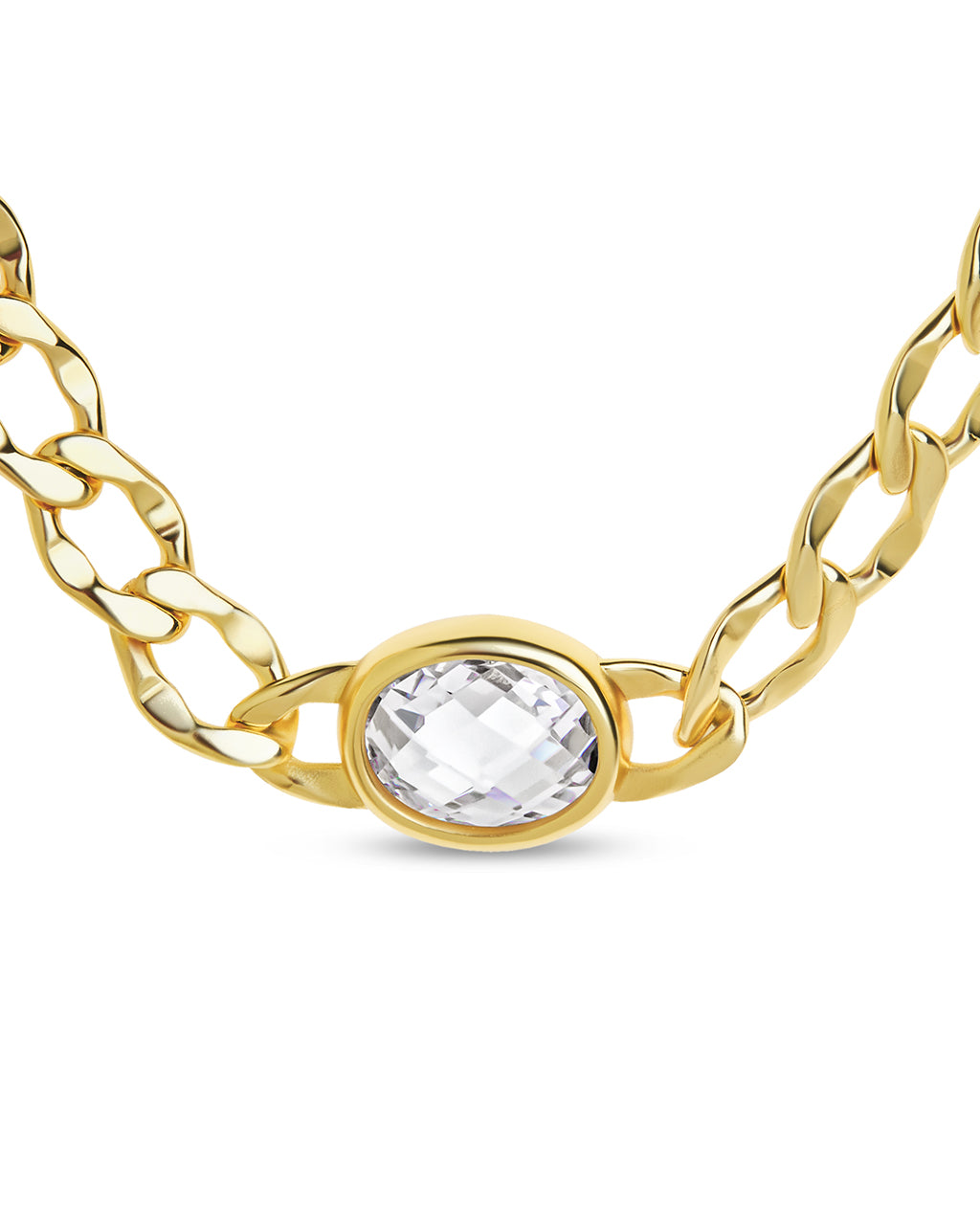 Rebel Station CZ Curb Chain Choker