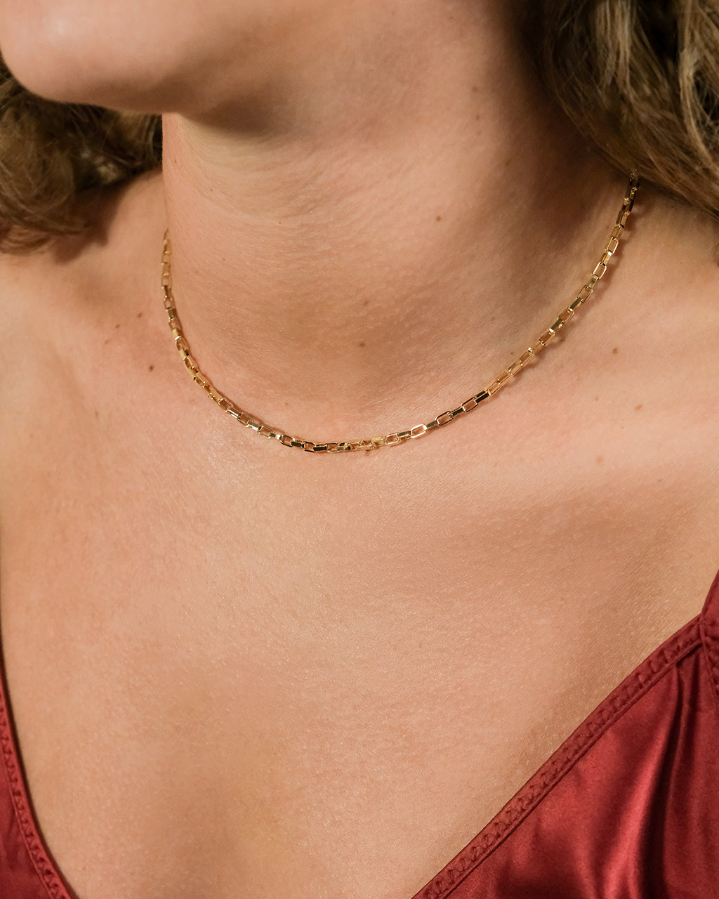 Judith Delicate Chain Link Necklace