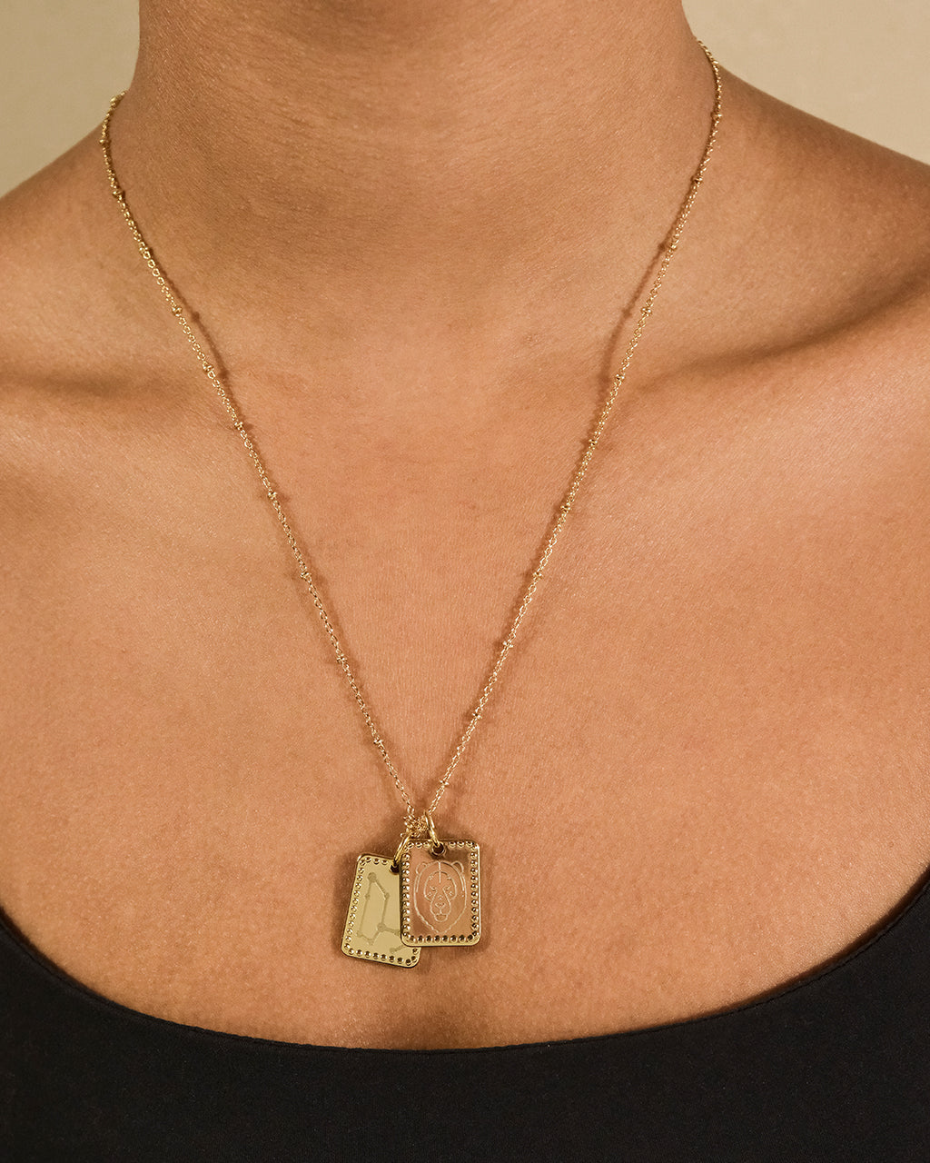 Zodiac Tag Necklace