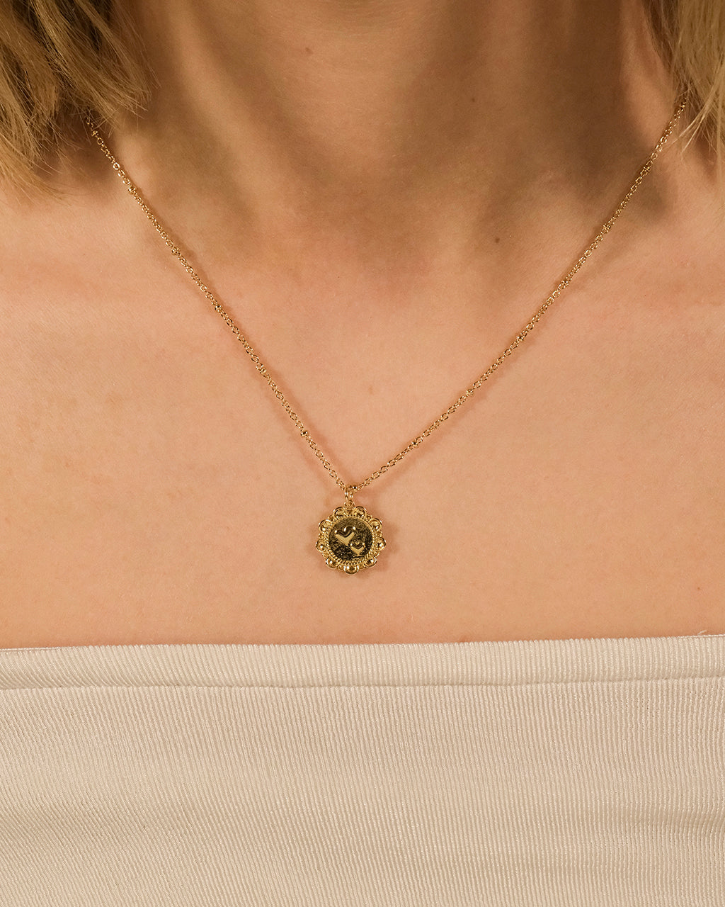 Rope Heart Medallion Pendant