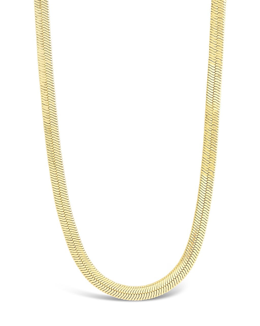Men's Herringbone Chain Necklace Necklace Sterling Forever Gold 18"