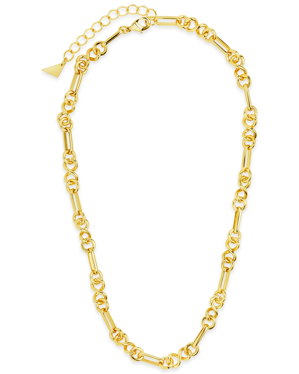 Infinity & Oval Link Chain Necklace Necklace Sterling Forever