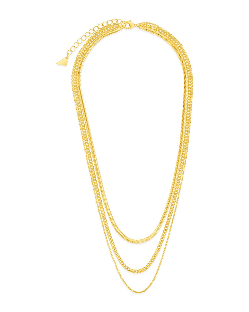 Brenna Layered Chain Necklace Necklace Sterling Forever