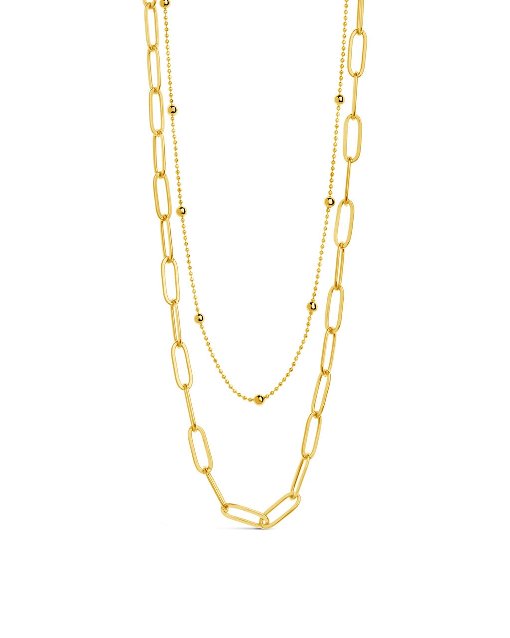 Leah Layered Chain Necklace Necklace Sterling Forever