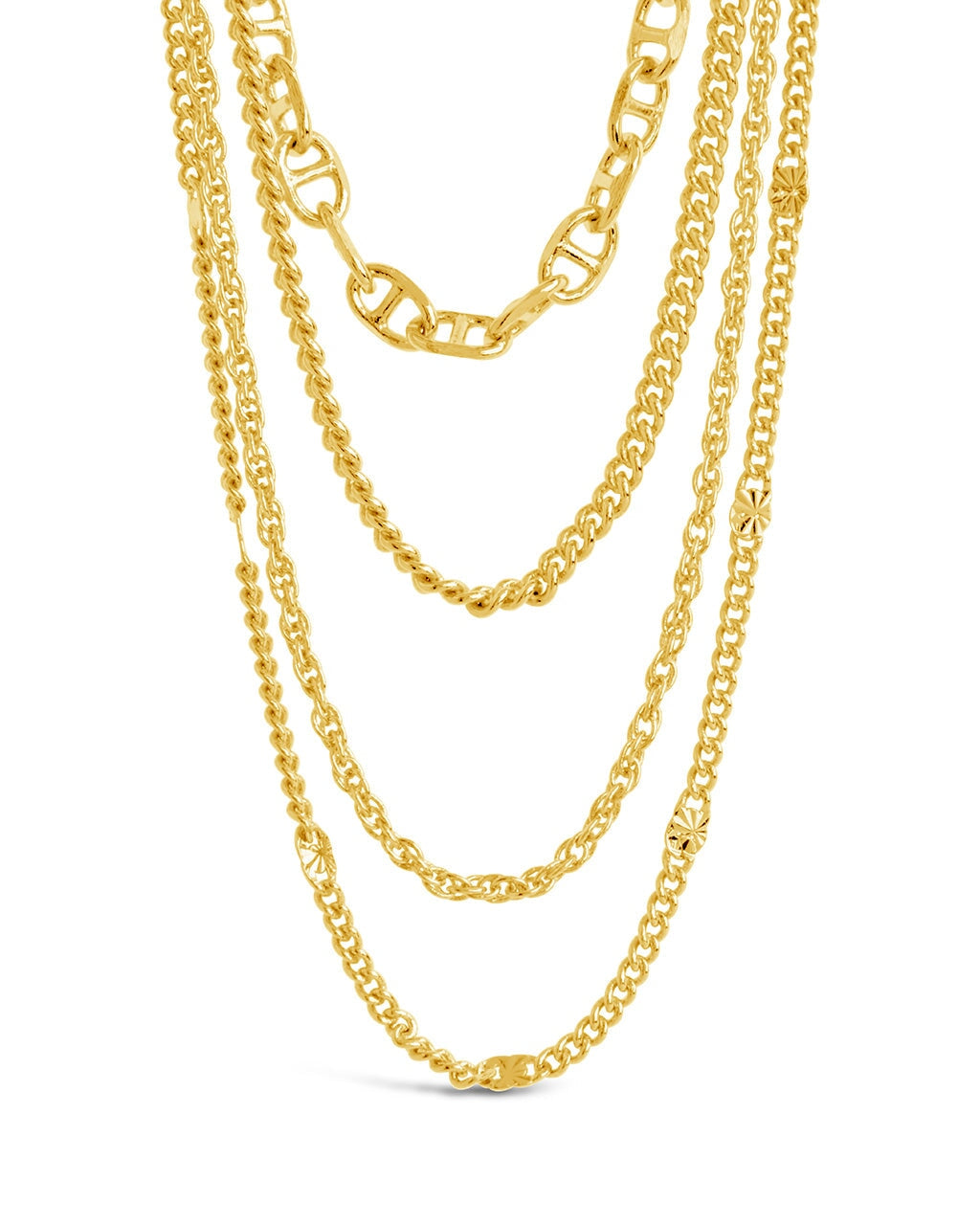 Lulu Layered Necklace Necklace Sterling Forever Gold