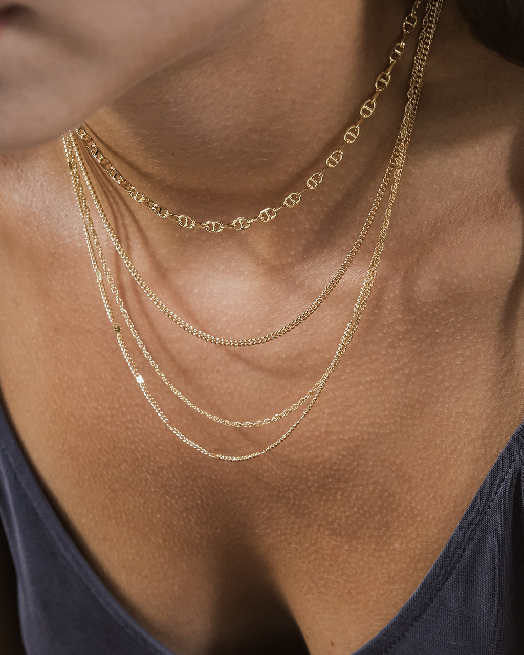 Lulu Layered Chain Necklace
