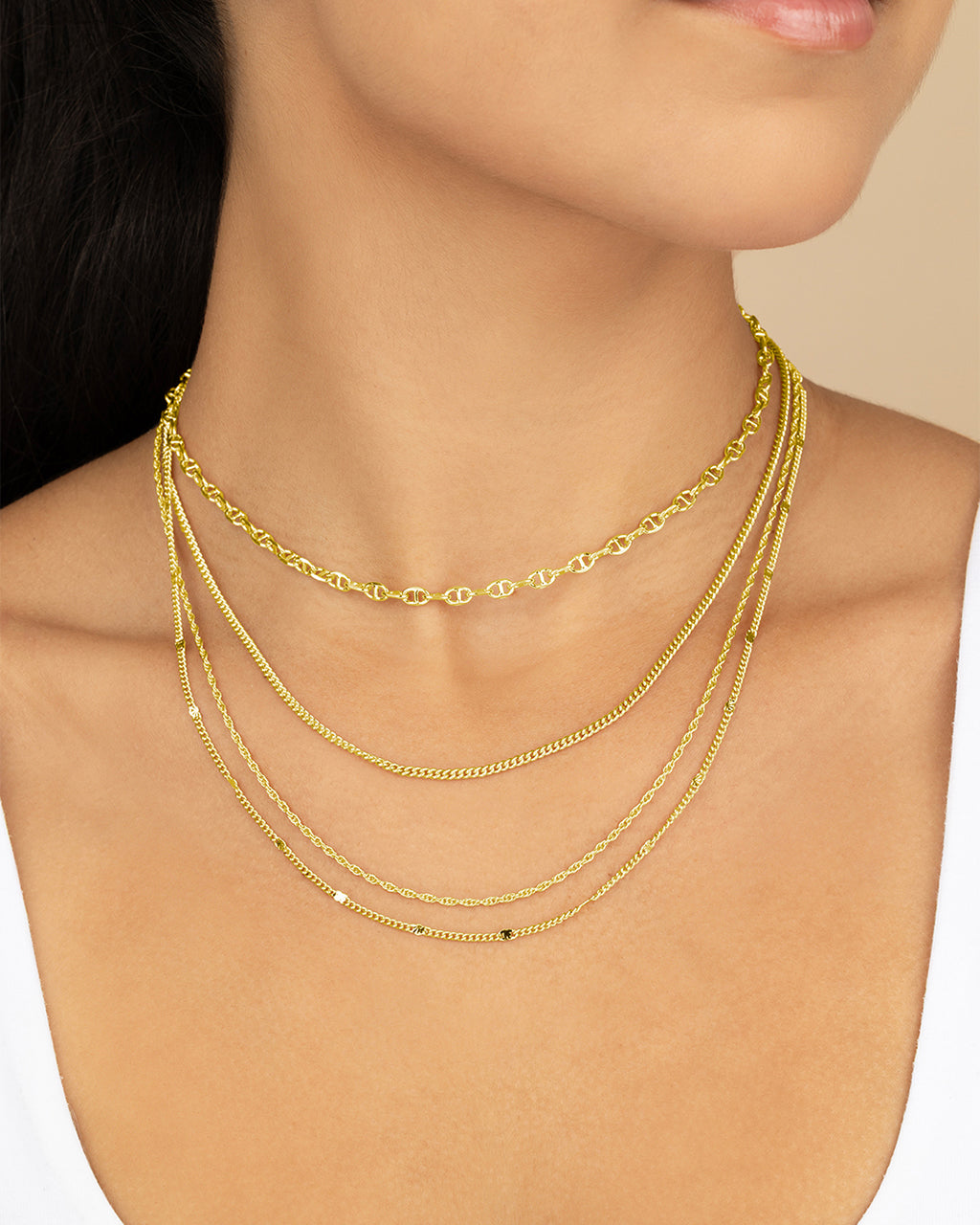 Lulu Layered Chain Necklace