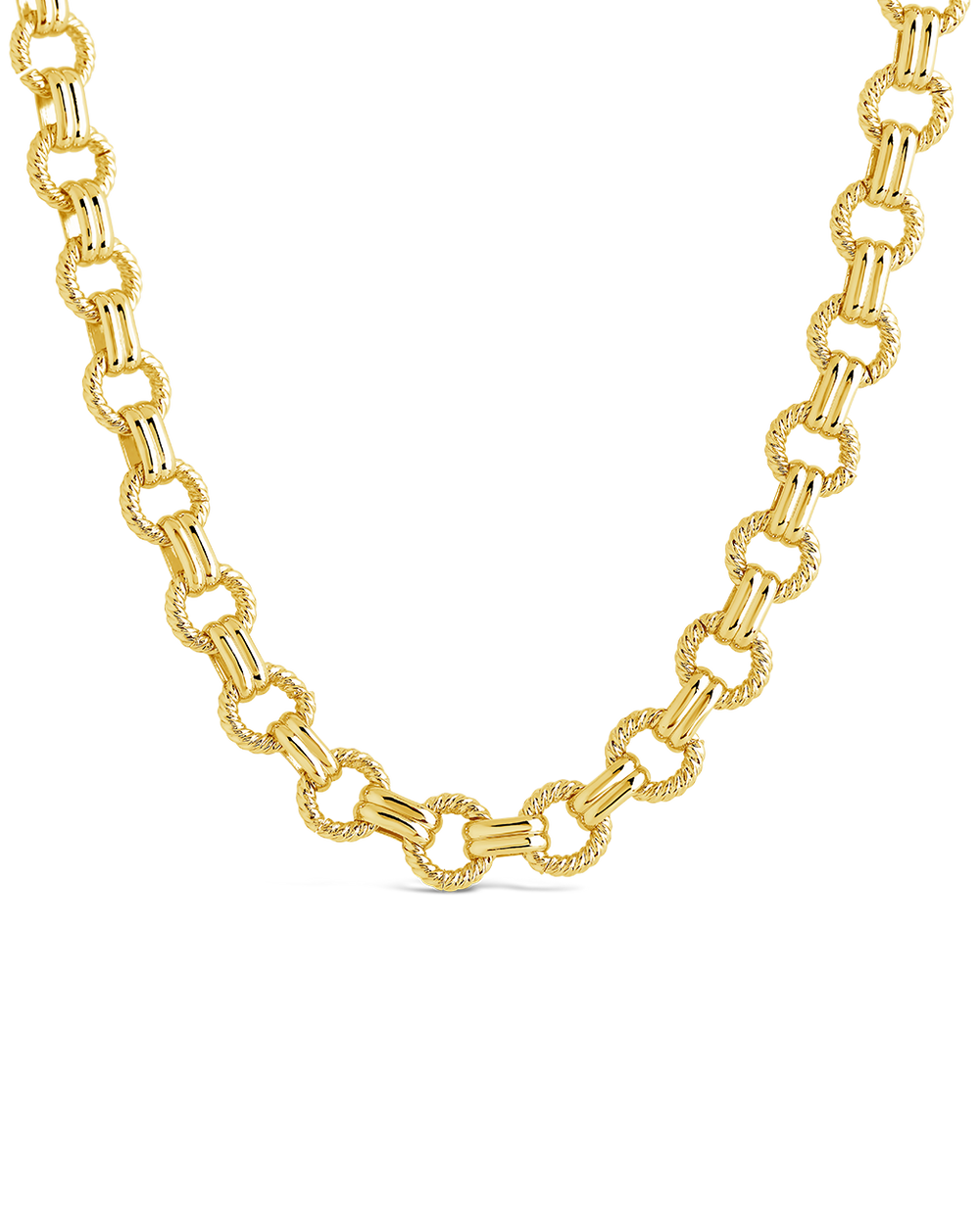 Parker Textured Chain Necklace