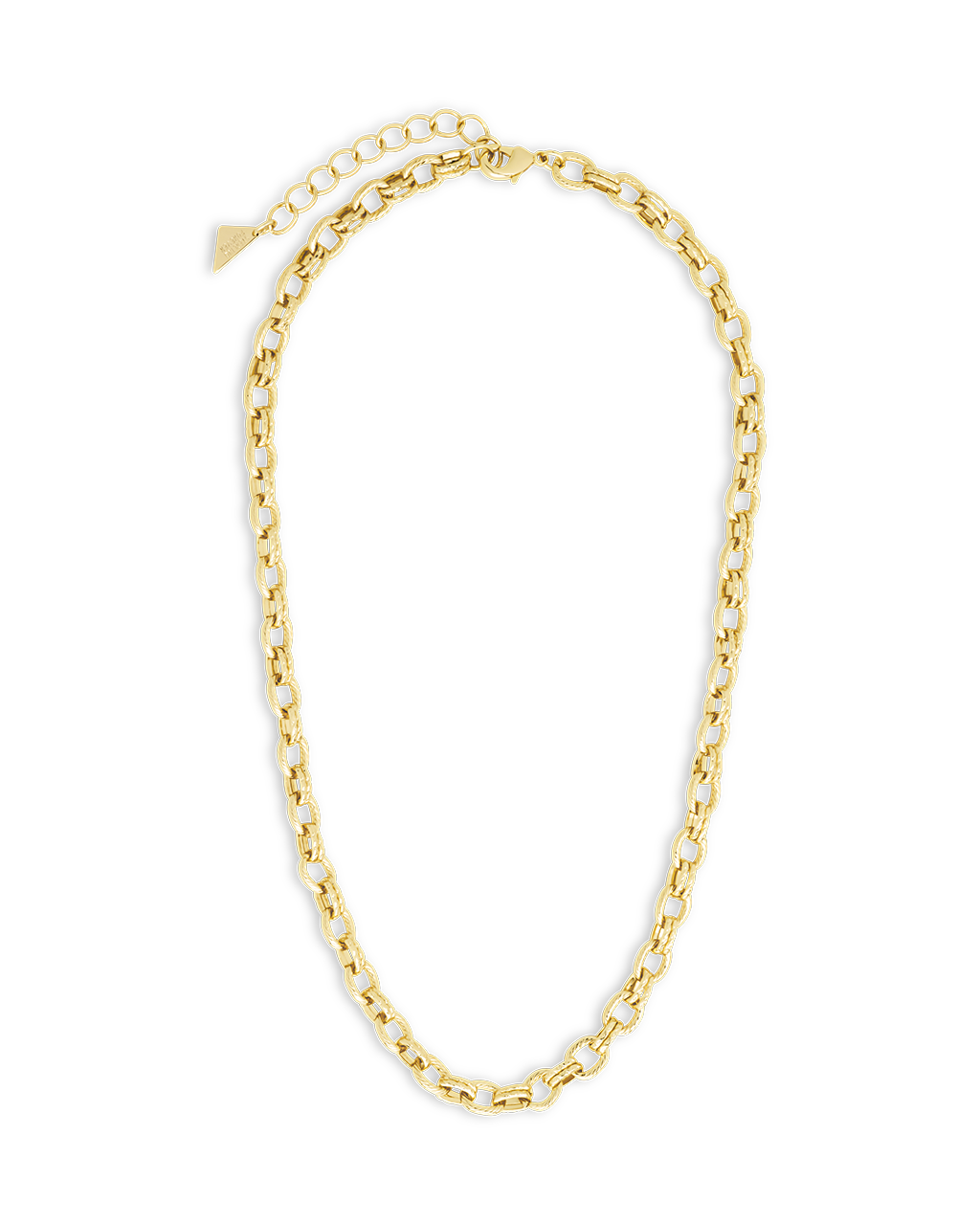 Kamora Textured Chain Link Necklace
